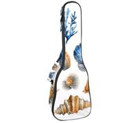 Custodia per ukulele da concerto con grande cervo nella foresta di pini notte luna morbida e spessa imbottitura in spugna spessa 10 mm, Multicolore 10., 25.9x9x3.1in/66x23x8cm, Organizer per borse