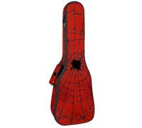 Custodia per ukulele da concerto da 58 cm, con coniglietti e farfalle bianche floreali, borsa imbottita con scomparti e spallacci, Multicolore 07, 25.9x9x3.1in/66x23x8cm, Organizer per borse