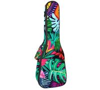 Custodia per ukulele da concerto, motivo Wild West, texture infinita, morbida e spessa, imbottita, 10 mm di spessore, imbottitura in spugna, Multicolore 04, 25.9x9x3.1in/66x23x8cm, Organizer per borse