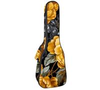 Custodia per ukulele da concerto, motivo Wild West, texture infinita, morbida e spessa, imbottita, 10 mm di spessore, imbottitura in spugna, Multicolore 09, 25.9x9x3.1in/66x23x8cm, Organizer per borse