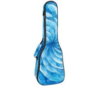 Custodia per ukulele da concerto vintage con auto da corsa con bandiera a scacchi morbida e spessa imbottitura in spugna spessa 10 mm, Multicolore 07, 25.9x9x3.1in/66x23x8cm, Organizer per borse