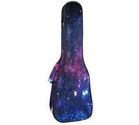 Custodia per ukulele Galaxy Stars Universe Secret Night Ukulele per Soprano Tenore Concert 23 Pollici 10 MM Spessa Morbida Imbottita Cinghie Regolabile Gig Bag