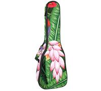 Custodia per ukulele Hello Spring Pappagallo Stampa Giungla Modello Ukulele per Concerto Soprano Tenore 23 Pollici 10 MM Spesso Morbido Imbottito Cinghie Regolabile Gig Bag