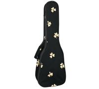 Custodia per ukulele St Patrick Day Green Shamrocks and Horseshoes, borsa imbottita per ukulele da concerto da 58 cm, impermeabile e durevole, Multicolore 04, 25.9x9x3.1in/66x23x8cm, Organizer per