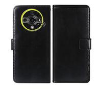 Custodia per Ulefone Armor X31 (6.56"), Custodia a Portafoglio in Pelle pu con Morbida Cover Posteriore in TPU,Custodia Protettiva Antigraffio e Anticollisione Protezione Totale del Corpo - Black