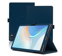 Custodia per Ulefone Tab W10 10.1 Pollici, Cover Tablet Ulefone Tab W10, Copertura Protettiva Pieghevole con Supporto per Matita e Cinturino da Polso, Protezione Completa. (Blu)