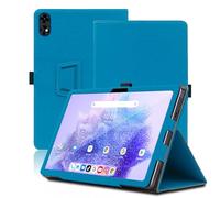 Custodia per UMIDIGI Active T1, 11 inch, Cover Tablet UMIDIGI Active T1, Copertura Protettiva Pieghevole con Supporto per Matita e Cinturino da Polso, Protezione Completa. (Azzurro)