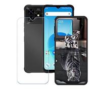 Custodia per Umidigi G5 Mecha, Silicone Case Sottile Cover TPU Caso Morbido Copertura + Pellicola Protettiva in Vetro Temperato per Umidigi G5 Mecha (6,6") - KE57
