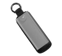 Custodia per unità | Custodia portatile - Custodia protettiva in pelle per custodia protettiva USB e portachiavi | Piccola borsa organizer per proprietari con scomparti multipli - Dati di viaggio