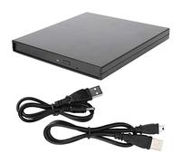Custodia per unità ottica da 9,5 mm per unità DVD SATA, custodia esterna per disco rigido, box compatto nero per unità ottica per laptop con micro USB, compatibile con unità ,