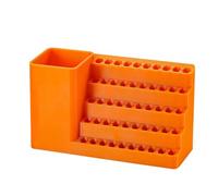 Custodia per utensili multistrato con griglie visibili da 6,35 mm, struttura in ABS e design salvaspazio, per riporre in officina, custodia ergonomica per punte per cacciavite