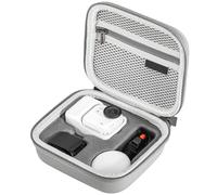 Custodia per valigie Insta360 Go Ultra, custodia protettiva in pelle PU, compatibile con ciondolo magnetico/facile clip, borsa a tracolla impermeabile portatile per Insta 360 GO Ultra