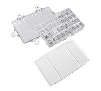 Custodia per vernice idratante portatile con coperchio a tenuta stagna per olio, acrilico, acquerelli, tavolozza trasparente