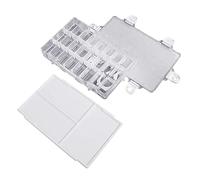 Custodia per vernice in plastica idratante Custodia per vernice a tenuta stagna da 12/24/36 pozzetti per colori acrilici per acquerello olio