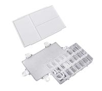 Custodia per vernice in plastica idratante Custodia per vernice a tenuta stagna da 12/24/36 pozzetti per colori acrilici olio per acquerelli Acrilico