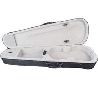 Custodia per violino 3/4 Dimensioni Professionale Triangolo per violino Guscio rigido in tela di schiuma Custodia per violino portatile leggera, resistente alla pressione, impermeabile, a pr