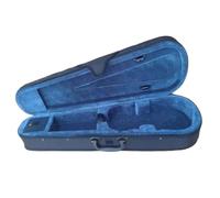 Custodia Per Violino 4/4 3/4 1/2 1/4 1/8 Custodia rigida for violino in schiuma triangolare for professionale Scatola di immagazzinaggio for Parti(1 2 blue)