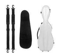 Custodia Per Violino 4/4 Custodia Rigida Classica In Fibra Di Carbonio Composita A Grandezza Naturale Con Zaino E Copertura Protettiva (Colore : White Plaid)