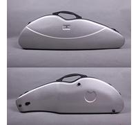 Custodia per violino 4/4 Scatola per violino in fibra di carbonio mista Forte luce con blocco password Peso 1,9 kg 5 colori (argento)