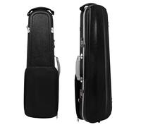 Custodia Per Violino 4/4 Zaino Per Scatola Per Violino In Fibra Di Carbonio Borsa A Doppia Tracolla Con Igrometro Borsa Per Spartito Musicale Blocco Password Custodia professionale per violino(Black1)