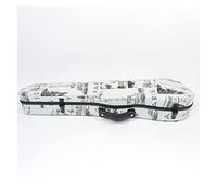 Custodia Per Violino A Tracolla Leggera In Fibra Di Carbonio Composita Di Nuova Moda Rosa Professionale Custodia per Violino (Color : WH_1/4)