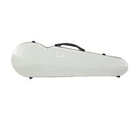 Custodia Per Violino BOX Da 4/4, Disco Rigido Triangolare E Doppia Cintura Posteriore In Fibra Di Carbonio, Resistenza Alla Compressione Durevole(White)