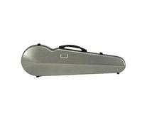 Custodia Per Violino BOX Da 4/4, Disco Rigido Triangolare E Doppia Cintura Posteriore In Fibra Di Carbonio, Resistenza Alla Compressione Durevole Custodia per strumento violino(Silver)