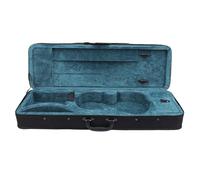 Custodia per Violino, Custodia da Viaggio per Violino 1/2 con Fodera in Morbido Velluto, Borsa da Trasporto per Violino Portatile Leggera con Guscio Oxford con Tracolla