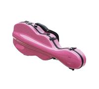 Custodia Per Violino Custodia for violino in fibra di carbonio 4/4 Scatola for a forma zucca Multicolor disponibile con borsa for spartiti Codice blocco(Pink)
