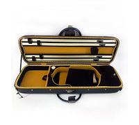 Custodia per Violino Custodia Per Violino Rettangolare In Compensato Portatile Con Igrometro E Cinturino Per Violino 4/4