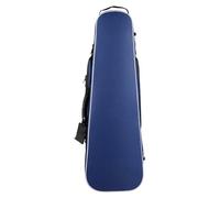 Custodia per violino custodia per violino triangolare leggera con telaio in lega di alluminio custodia per violino portatile da viaggio 4/4(Blue)