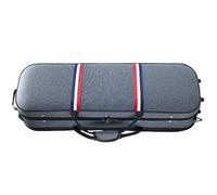 Custodia per violino portatile Custodia Per Violino 4/4-1/4 In Tela A Doppia Spalla E Monospalla Borsa Per Violino Leggera E Resistente Alla Pressione(Gray,3/4)