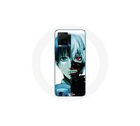 Custodia per Vivo Y21s 2021 / Y21 2021 Tokyo Ghoul Visage Moitié