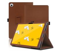 Custodia per Wacom MovinkPad 11 11.45 Pollici, Cover Tablet Wacom MovinkPad 11, Copertura Protettiva Pieghevole con Supporto per Matita e Cinturino da Polso, Protezione Completa. (Marrone)