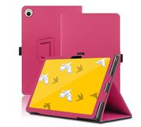 Custodia per Wacom MovinkPad 11 11.45 Pollici, Cover Tablet Wacom MovinkPad 11, Copertura Protettiva Pieghevole con Supporto per Matita e Cinturino da Polso, Protezione Completa. (Rosso)
