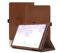 Custodia per Wacom MovinkPad Pro EVA Edition 14 Pollici, Cover Tablet Movinkpad Pro 14, Copertura Protettiva Pieghevole con Supporto per Matita e Cinturino da Polso, Protezione Completa. (Marrone)