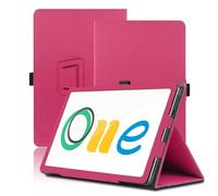 Custodia per Wacom One 13 Touch 13.3 Pollici, Cover Tablet Wacom One 13 Touch, Copertura Protettiva Pieghevole con Supporto per Matita e Cinturino da Polso, Protezione Completa. (Rosso)