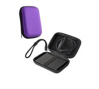 Custodia per WD 5 TB My Passport Portable External Storage - Custodia antiurto in EVA per hard disk da 6,3 cm, custodia da viaggio toergy compatibile con HDD da 1TB/2TB/4TB/6TB, viola