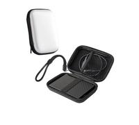 Custodia per WD 5 TB My Passport Portable External Storage - Custodia da trasporto per hard disk EVA antiurto da 6,3 cm, toergy compatibile con HDD da 1 TB/2 TB/4 TB/6 TB, custodia da viaggio bianca