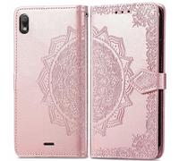 Custodia per Wiko View 2 Go,Flip Pelle Magnetica Cover a Libro con Slot per Schede per Wiko View 2 Go,Supporto Stand, Interno TPU Protezione Portafoglio Case