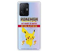 Custodia per Xiaomi 11T - 11T Pro Ufficiale Pokémon, Get Ready To Battle per proteggere il tuo cellulare Cover per Xiaomi in Silicone Flessibile con Licenza Ufficiale Pokemon,