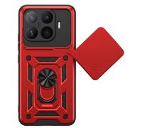 Custodia per Xiaomi 17T Pro con Copri Fotocamera Scorrevole e Anello Magnetico