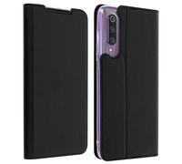 Custodia per Xiaomi Mi 9 Portacarte Cover Silicone Supporto Stand Akashi Nero