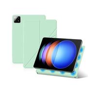 Custodia per Xiaomi Mi Pad 6s Pro Cover, Protettiva Cover Magnetica Intelligente Ultra Sottile Spazio per Il Pennino- Custodia Leggera e Morbida TPU, per Xiaomi Pad 6s Pro (Verde)