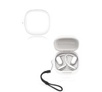 Custodia per Xiaomi OpenWear Stereo Pro Auricolari Yystao Morbida Silicone Compatibile con Xiaomi OpenWear Stereo Pro con Cordino Antipolvere, Antiurto e Durevole, Bianco