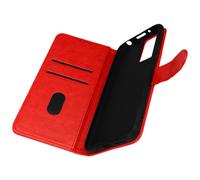 Custodia per Xiaomi Redmi 10 / 10 2022 con Portacarte e Funzione Supporto Rossa