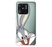 Custodia per Xiaomi Redmi 10C ufficiale di Warner Bros Bugs Bunny Silueta Trasparente per proteggere il tuo cellulare. Cover per Xiaomi in silicone flessibile con licenza ufficiale di Warner Bros