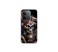 Custodia per Xiaomi Redmi 15C 5g Harley Davidson Testa di morte meccanica Maniacase