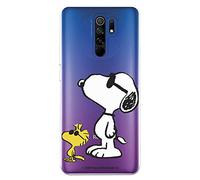 Custodia per Xiaomi Redmi 9 Ufficiale Snoopy Woodstock e Snoopy Posado per proteggere il tuo cellulare. Cover per Xiaomi Redmi 9 in silicone flessibile con licenza ufficiale Peanuts.