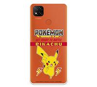 Custodia per Xiaomi Redmi 9C Ufficiale Pokémon, Get Ready To Battle per proteggere il tuo cellulare Cover per Xiaomi in Silicone Flessibile con Licenza Ufficiale Pokemon,